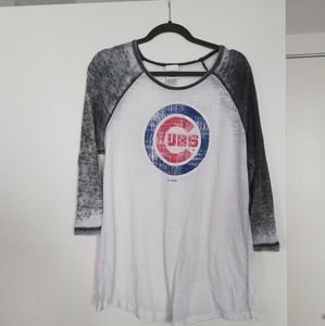 Chicago Cubs 3/4 sleeve top